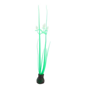 Unique Bargains Silicone Aquarium Simulation Coral Orchid Flower Fish Tank Landscape Decoration - 1 of 4