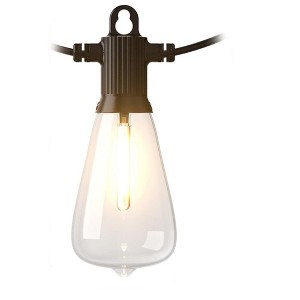 Itopfox 240FT Waterproof LED Outdoor String Lights, Shatterproof Vintage Lighting for Patio, Backyard, Porch, Gazebo, Warm White Dimmable Commercial - 1 of 4