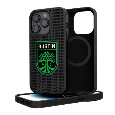 Keyscaper MLS Western Conference Teams Text Backdrop MagSafe Compatible Cell Phone Case for Apple iPhone