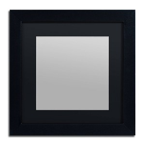 Trademark Fine Art 11"x11" Heavy Duty Black Frame with Black Mat - 1 of 3