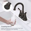 PAGED 4-Inch Bathroom Faucet Bathroom Vanity Sink Faucets with Pop-Up Drain and Supply Hosest, Faucet for Bathroom Sink - 3 of 4