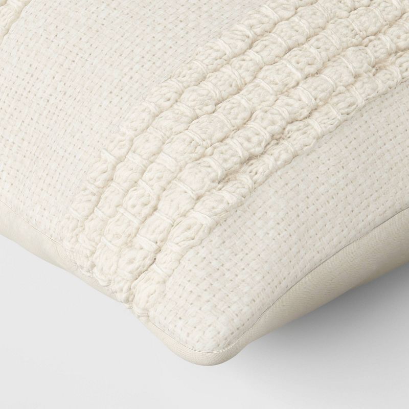 Textural Woven Square Throw Pillow - Threshold™, 5 of 8