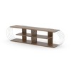 NicBex Mid Century Modern TV Stand with 4 Shelves and Open Storage for TVs up to 68 inch for Living Room - 3 of 4
