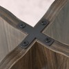 Rbied 35.80" x 35.80" Round MDF Coffee Table Side Table for Living Room Bedroom - 4 of 4