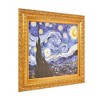 American Art Decor 27.75"x31.5" Ornate Framed Starry Night Canvas Print by Vincent van Gogh: Gold Frame, Post-Impressionist Wall Decor - 2 of 4