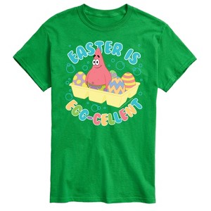 Men's - SpongeBob Squarepants - Easter Is Egg-cellent Patrick Short Sleeve Graphic T-Shirt - 1 of 4