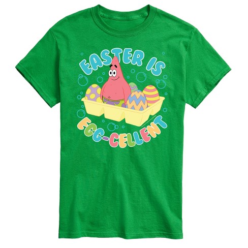 Men's - SpongeBob Squarepants - Easter Is Egg-cellent Patrick Short Sleeve Graphic T-Shirt - image 1 of 4