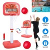 iMountek **2-in-1 Poolside Basketball Set, Adjustable Hoop, 2 Balls & Accessories for Kids 6-14 Years**red - 2 of 4