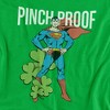 Men's Superman St. Patrick's Day Pinch Proof T-Shirt - 2 of 4