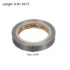 Unique Bargains PVC Thin Sticky Seal Tennis Badminton Racket Accessories Grip Finishing Tapes 26Ft 2 Pcs - 2 of 4