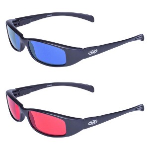 2 Pairs of Global Vision Eyewear New Attitude Safety Motorcycle Glasses - 1 of 3