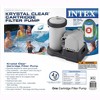 Intex Krystal Clear Cartridge Filter Pump for Above Ground Pools, 2500 GPH Pu... - 3 of 3