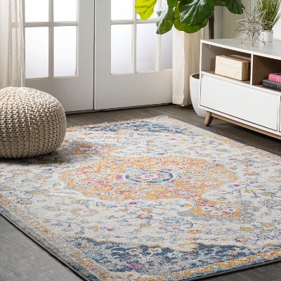 Lorena Ornate Boho Medallion Area Rug - JONATHAN Y