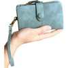 Clotth Womens Small Bifold PU Leather Wallet with RFID Blocking, Large Capacity & Wrist Strap | Easy to Use for Everyday Carry, Travel - 4 of 4