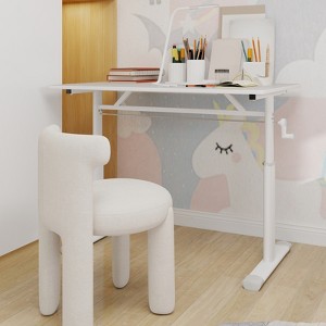Gulches Adjustable Home/Office Desk for Kids & Adults ¨C Hand-Crank Height, Compact, Stable Multi-Purpose Design - 1 of 4