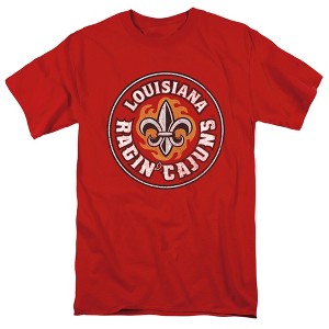 Men's University of Louisiana at Lafayette Official Distressed Primary Logo T-Shirt University of Louisiana at Lafayette - 1 of 4