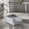 Stainless Steel Cat Litter Box 6" Deep with Lid, Large Non-Stick Cat Box for Big Cats, Easy to Clean with Double Layer Litter Mat & Scoop - 4 of 4
