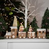 Northlight Frosted Snowflake Gingerbread Train Christmas Decoration - 5.5" - 4-Piece - 2 of 4