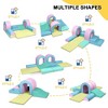 Kinder King Climb and Crawl Activity Play Set, Soft Foam Block for Climbing, Crawling and Sliding, 10-Piece - 3 of 4