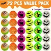 Joyfy 72 PCS Halloween Bouncy Balls, Glow in The Dark Bouncing Balls Eyeballs for Halloween Party Favors Decorations, Halloween Goodie Bag fillers - 2 of 4