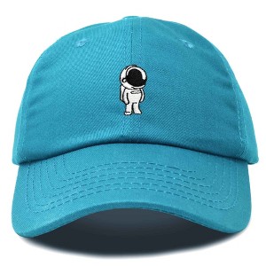 Dalix Astronaut Embroidered Alien Dad Hat Cotton Baseball Cap Adjustable Mens - 1 of 4