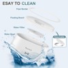 BENCMATE Pet Bowl No Spill Dog Water Bowl with Floating Disk and Water Filter with 2L, Pet Water Dispenser for Pet Family, White, 10.41"*3.93"*8.57" - 4 of 4
