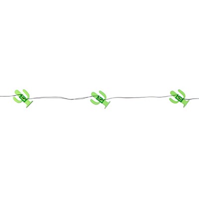 30ct Battery Operated Cactus LED Fairy String Lights - Sterno Home