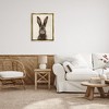 Stupell Industries Brown European Rabbit Hare Floating Frame Canvas Art - 3 of 4