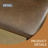 Lotusville Vintage PU Leather Barstools, Set of 2- Leovsnove - 4 of 4