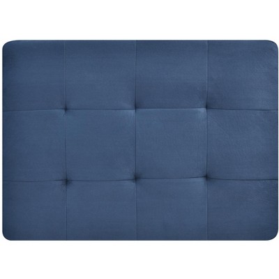 Malone Chocolate Tufted Ottoman with Wood Frame