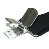 CTM Men's Elastic Anti Slip Pin Clip Biker Stirrup Straps - 2 of 4