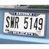 NCAA University of Arizona Wildcats Stainless Steel License Plate Frame - 2 of 3