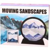 Flowing Sand Painting for Living Room Multifunctional Decoration 3D Sand Picture Simple Relaxing Decoration for Home Office Round Shape 7 inch - 3 of 4
