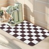 REGALWOVEN Diatomite Checkered Quick Drying Dish Drying Mat 1 Pc - 4 of 4