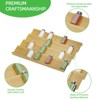 KTMBDW Spice Drawer Organzier,4 Tiers Bamboo Spice Rack Tray Insert for Cabinet Drawer Countertop, Kitchen Seasoning Storage Drawer Organization - 4 of 4