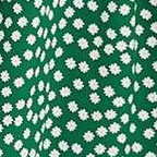 dark green white flowers