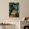 Art Remedy Entrance with Fountain Impresionism Landscape Wall Art Framed - 2 of 4