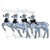 VidaXL Christmas Reindeers 4 pcs White 80 LEDs - 2 of 4