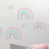 Lambs & Ivy Watercolor Pastel Rainbow Nursery/kids Wall Decals - Pink/mint  : Target