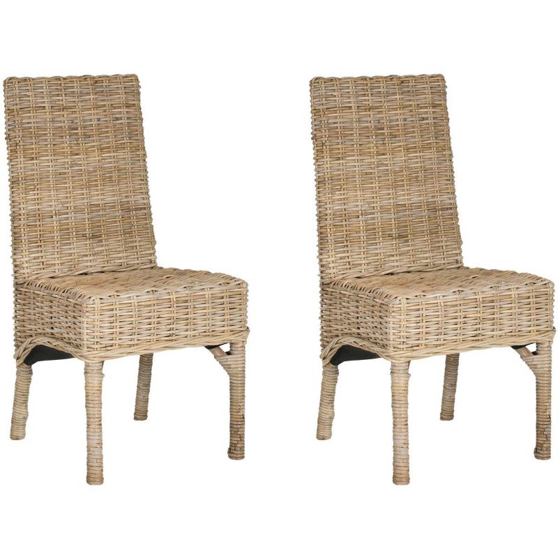 Beacon Side Chair (Set of 2) - Natural - Safavieh, 1 of 6