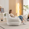 LOVMOR Large Size Teddy Fabric Bean Bag Chair Lazy Sofa Chair Sponge filling For Indoor - 2 of 4