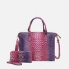 MKF Collection Frankie Gradient Rainbow Women’s Satchel Bag with Matching Wallet by Mia K - 2 of 4