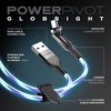 STATIK PowerPivot 360-Degree USB-A to USB-C Glowing LED Charging Cable - 4 of 4