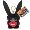 Fuggler 5" Lord Long Ears Key Ring Stuffed Animal - Black: Monster Theme, Polyester Material - 2 of 4