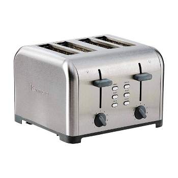 Hamilton Beach 4 Slice Toaster with Extra-Wide Slots Stainless Steel -  24794