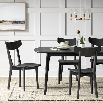 Black Dining Chairs Benches Target, Black Dining Room Chairs