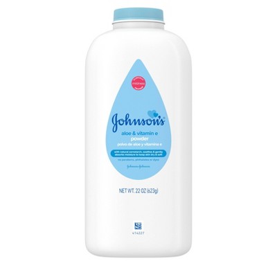 Johnsons Baby Powder with Aloe & Vitamin E Pure Cornstarch - 22oz