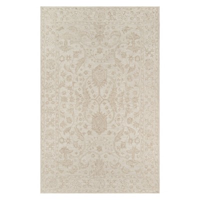 3'6"x5'6" Floral Tufted Accent Rug Beige - Momeni