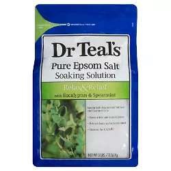 Dr Teal's Relax & Relief Eucalyptus & Spearmint Pure Epsom Bath Salts - 3lb