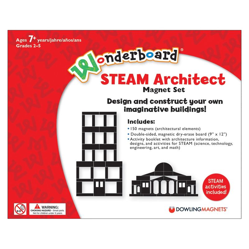 Dowling Magnets Wonderboard STEAM Architect Magnet Set, 1 of 4